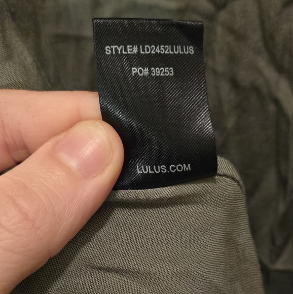 LULUS Earth Green Maxi Dress with Colorful Patterned Top Medium - Picture 9 of 9